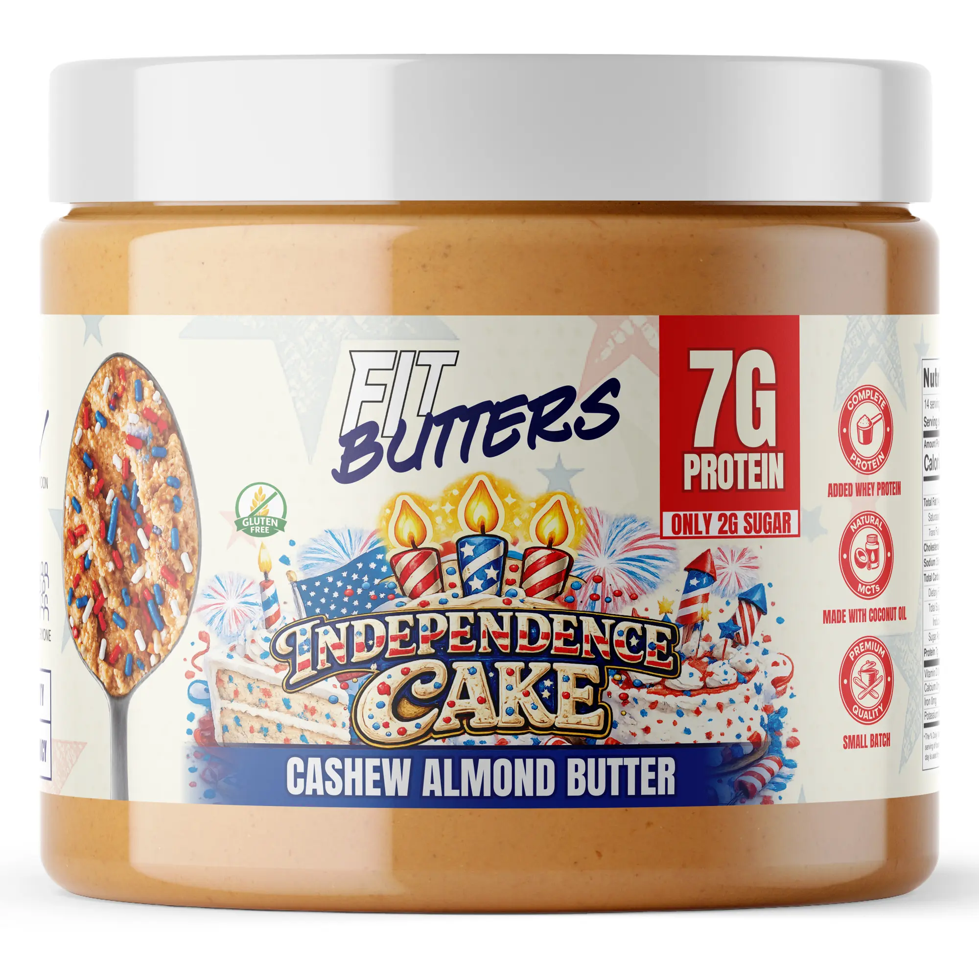 Independence Cake Cashew Almond Butter