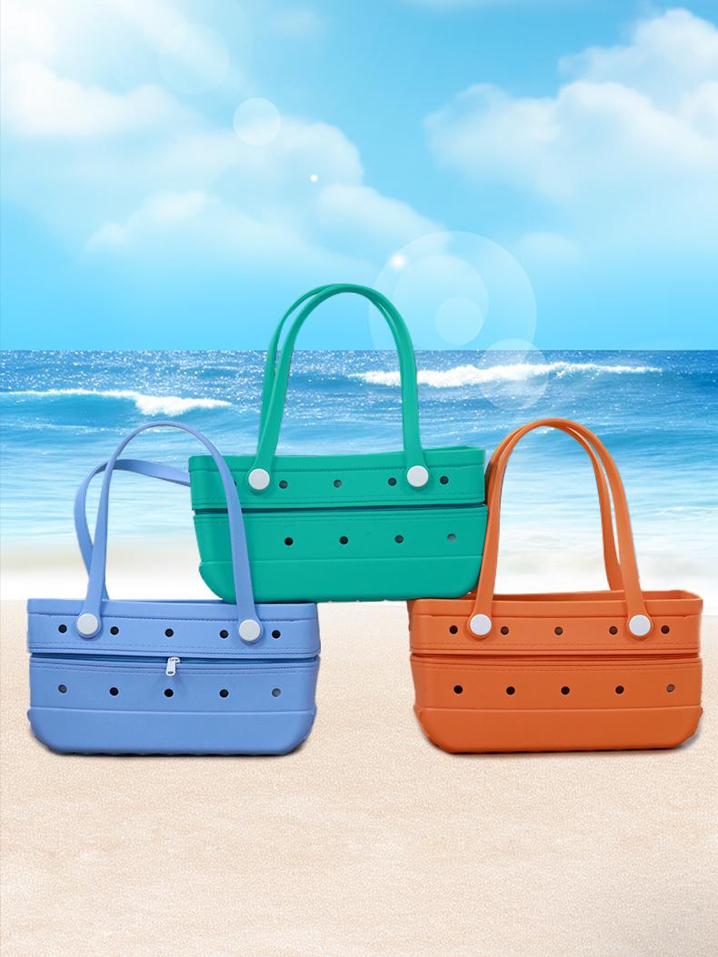 Foldable & Expandable Tote Bag with Handle, Durable EVA Material, Waterproof & Sturdy, Versatile for School, Work, Lunch or Beach, Elegant & Portable Design, DIY Charms Decor Handbag, Perfect Gift for Girls & Mother’s Day Summervibes Foldable & Expandable Tote Bag with Handle, Durable EVA Material, Waterproof & Sturdy, Versatile for School, Work, Lunch or Beach, Elegant & Portable Design, DIY Charms Decor Handbag, Perfect Gift for Girls & Mother’s Day Summervibes