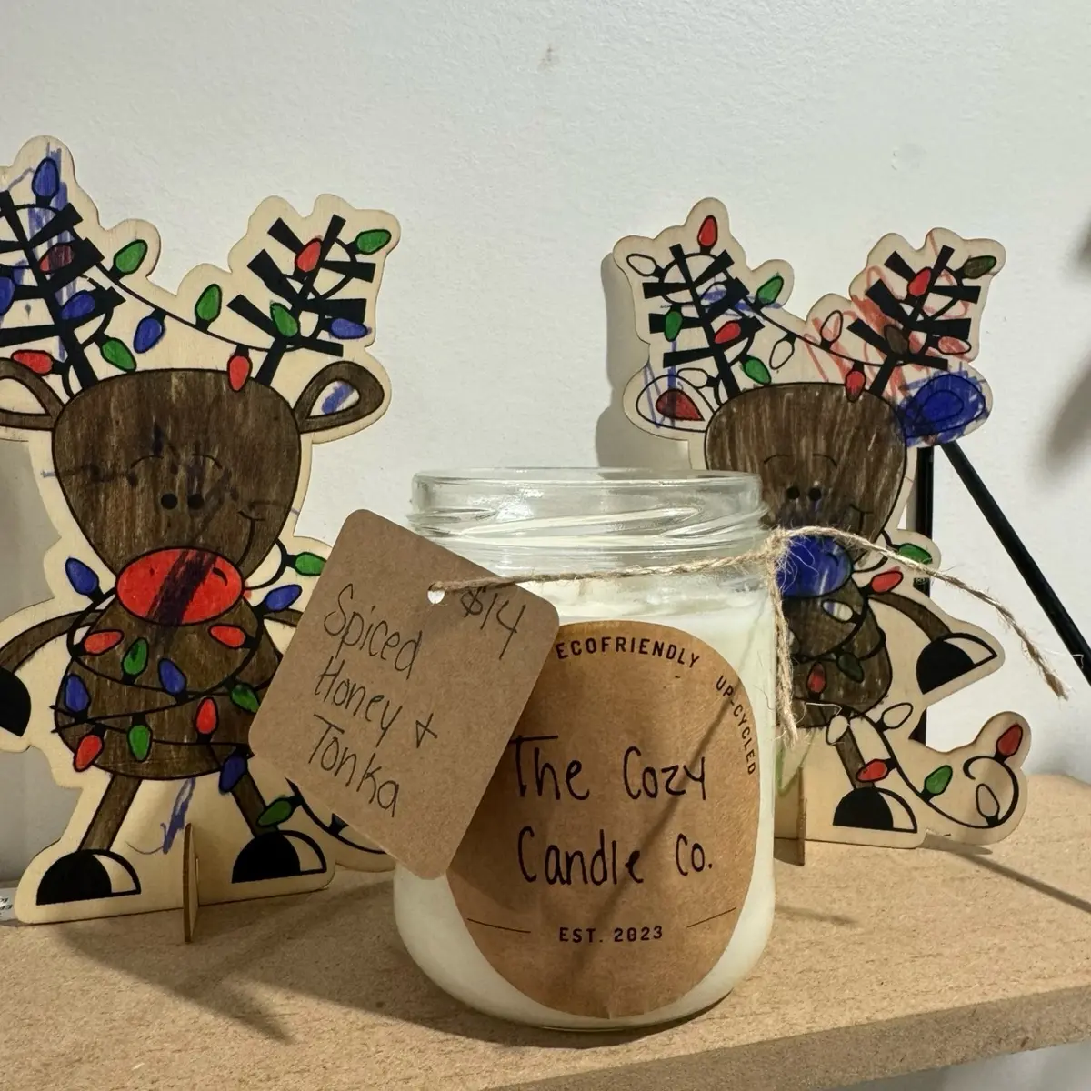 Spiced honey and Tonka candle