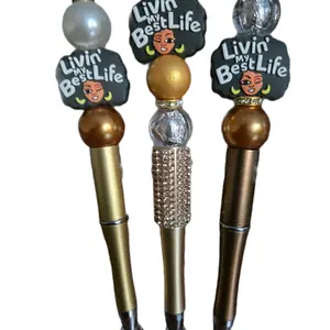 Living My Best Life Beadable Pen for Personalized Writing - Refillable