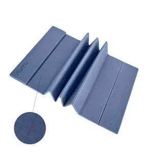 Numu Foldable Yoga Mat with Yoga Strap - Nonslip, Lightweight, and Portable 1/4” Inch Thick Workout Exercise Mat - Perfect for Easy Storage and Travel