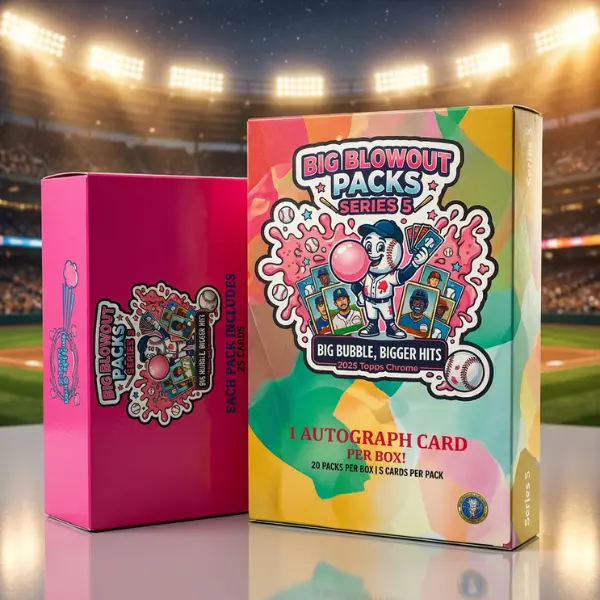 BIG BLOWOUT PACK-Series 5: 2025 Topps Chrome- 25 Cards included in each pack