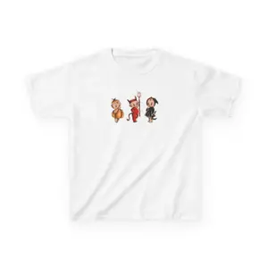 Kewpie Halloween Baby Tee, Y2k Vintage Retro Top, Trending 90s Tee, Spooky Halloween Shirt, Cute Aesthetic Women's Tee, Babydoll Clothing