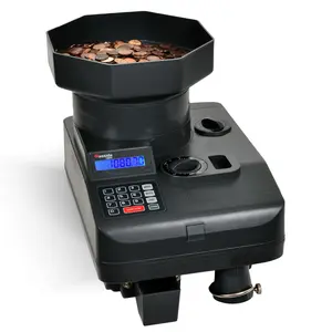 Cassida C850 Heavy-Duty Coin Counter Off-Sorter with 2-Speed Motorized Hopper 1900 Coins/Minute Counting Speed for U.S. Canadian & Mexican Coins