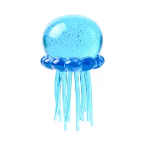 Jellyfish Squeeze Stress Ball, Soft Fidget Toy for Anxiety Relief, Quiet Sensory Play for Kids & Adults