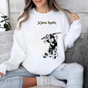 Jujutsu Kaisen Anime T-shirt, Anime Lovers Sweatshirt Hoodie Cotton Fit
