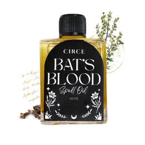 Bat’s Blood Spell Oil 1/2 oz | Banish Negativity | Spiritual Cleanse & Protection | Conjure Ritual