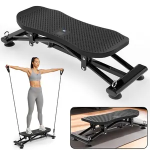 SAYGOGO Full-Body Exercise Balance Trainer with Resistance Band Portable Twisting Balance Trainer for Skiing Aerobic Workout LCD Screen Included Pilates Machines Grip Band Pilates Machines