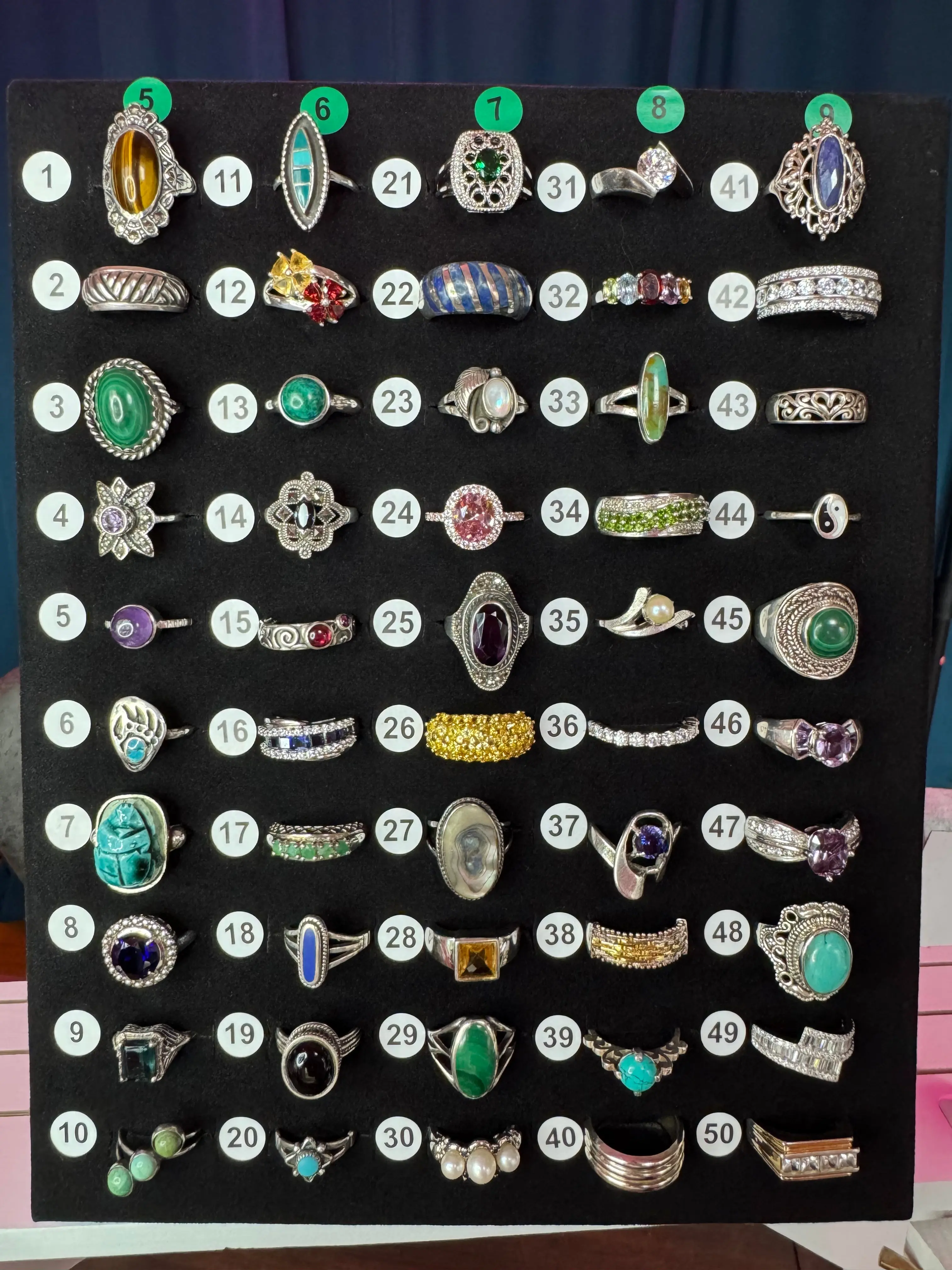 Ring Board F - Sizes 5-9