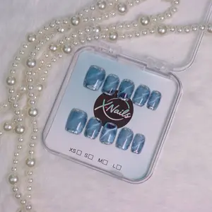 Xnails| 10PCS Handmade Press on nails  Shining Design Collection, REUSABLE, fake nails, Acrylic, Salon Quality