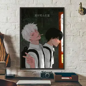 The Summer Hikaru Died Anime Poster Waterproof Wall Art Sticker For Bar Living Room Vintage Room Decor High Quality Print Gift Unframed Poster