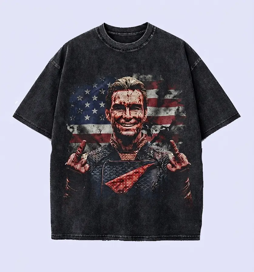 Vintage Homelander Meme Oversize Washed Shirt , Best Gift For The Boys Fans Tee