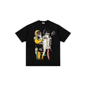 [🏈Graphic Tee][100% cotton]LB3 Inspired Football Graphic Tee, Retro Athlete Game Day Shirt, Bold Statement Unisex Y2K Cotton T-Shirt, Oversized Casual Sportswear, Trendy Fan Streetwear, Perfect Gift for Football Lovers, Adult & Youth