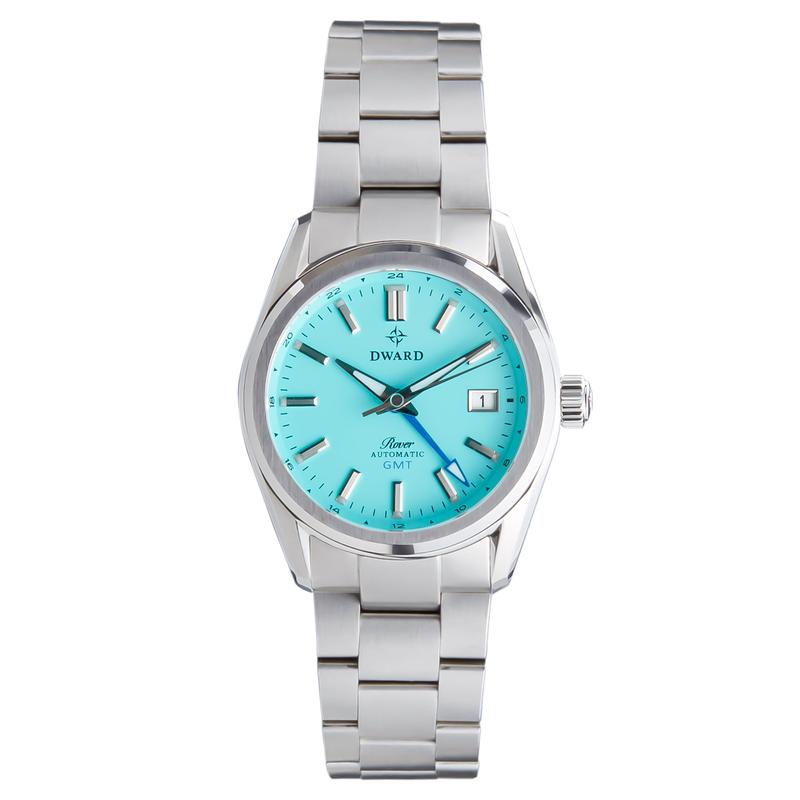 DWARD GMT Rover Automatic Watch with Dual Time Zone Function – Sapphire Crystal, 316L Stainless Steel - 4 Colors