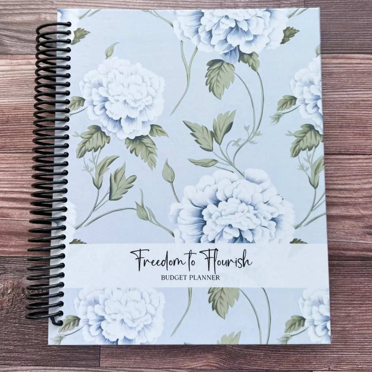 VINTAGE FLORAL FREEDOM TO FLOURISH 12 MONTH BUDGET PLANNER