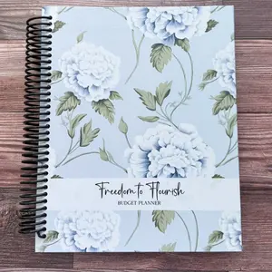 VINTAGE FLORAL FREEDOM TO FLOURISH 12 MONTH BUDGET PLANNER
