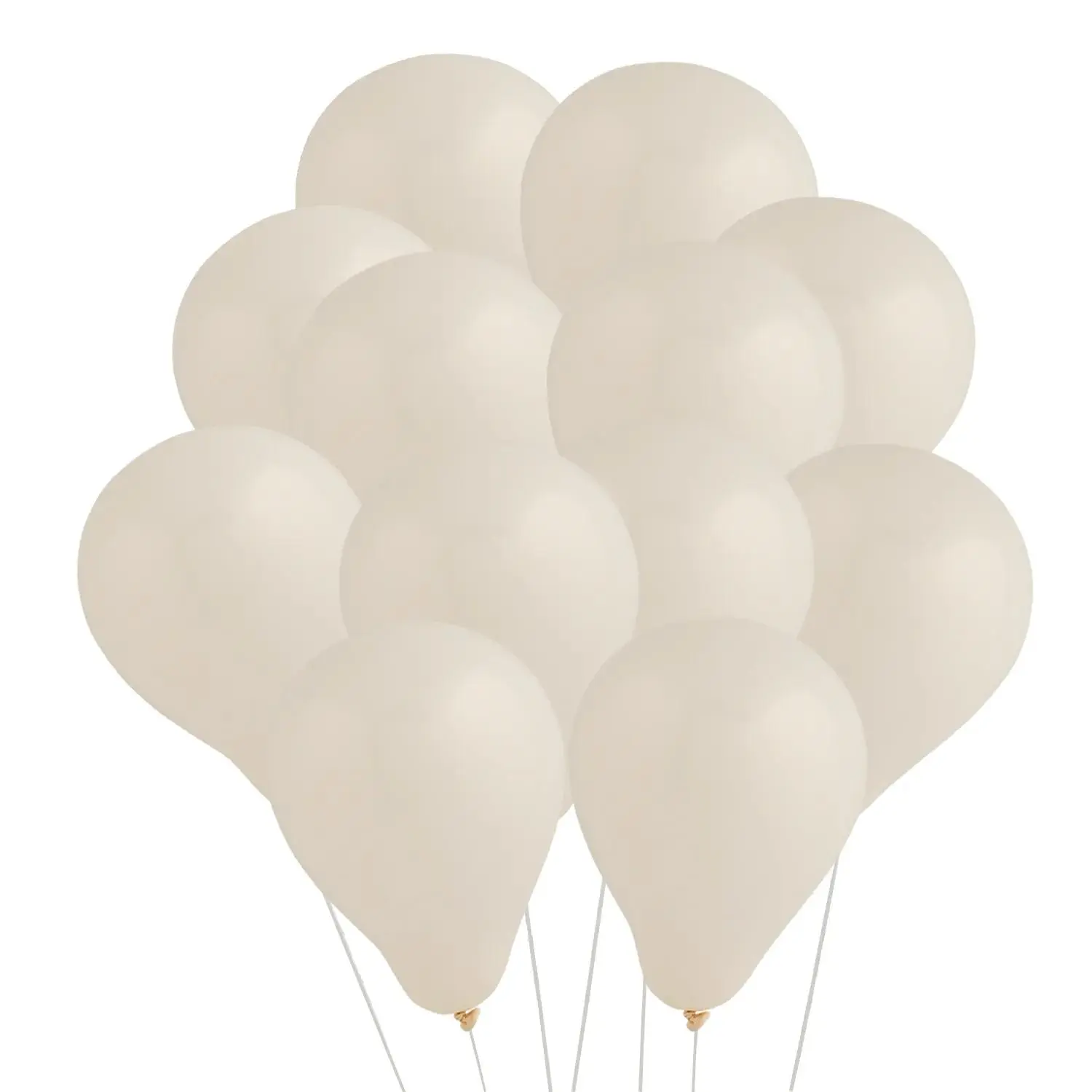 Tuftex Matte 5" Natural Latex Balloons, Bulk 50 Pcs