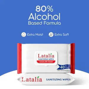 Latalia Wipes -  for Hands & Surfaces Gentle Non Sticky Pack