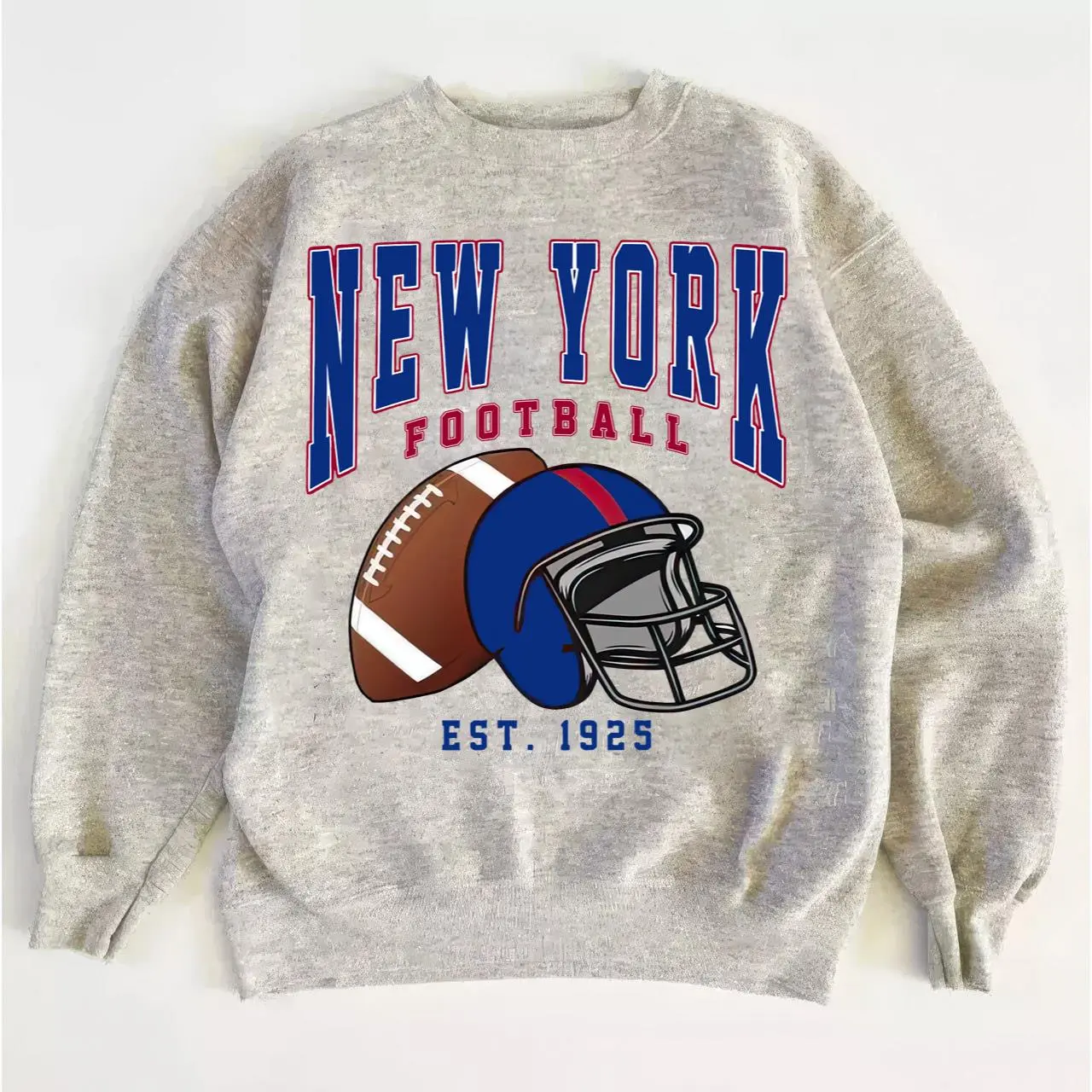 Giants Football Sweatshirt, Two-Sided Retro Crewneck Gift for Him and Her