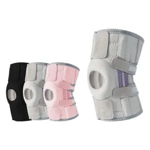 Professional Sports breathable adjustable Knee Pads Patella with Meniscus Mountaineering Basketball Running Fitness Silicone Support tactical Knee Pads