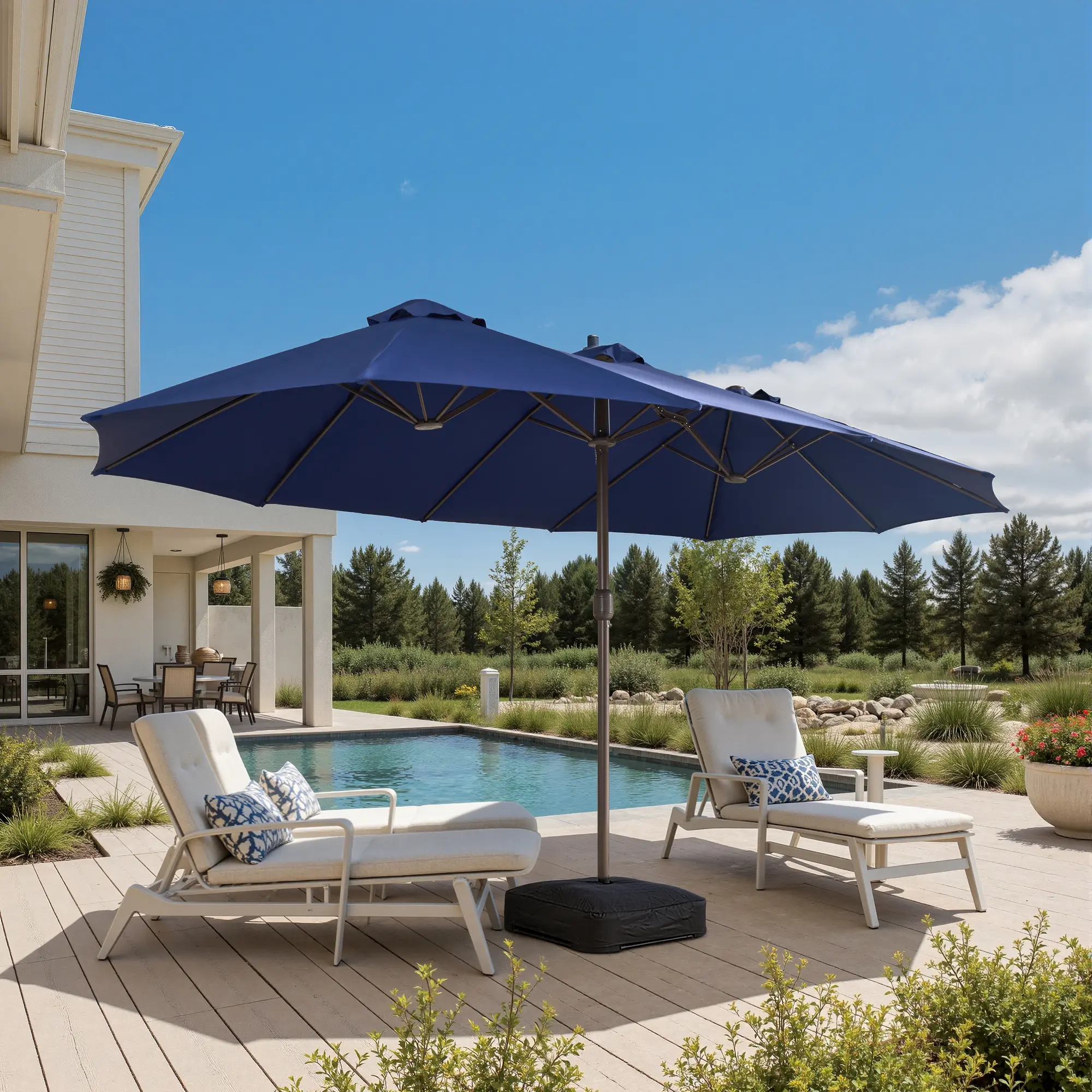 Dark Blue Wihtout Lighted