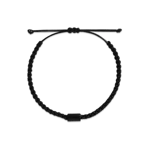 Black String Macrame Bracelet - STR-MD8