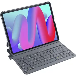 Case with Keyboard for iPad Air 13 inch M4 2026/M3 2025/M2 2024, Ultralight Keyboard for iPad Pro 12.9 inch 6/5/4/3rd Gen, QWERTY, with Pen Holder, BK2007-13