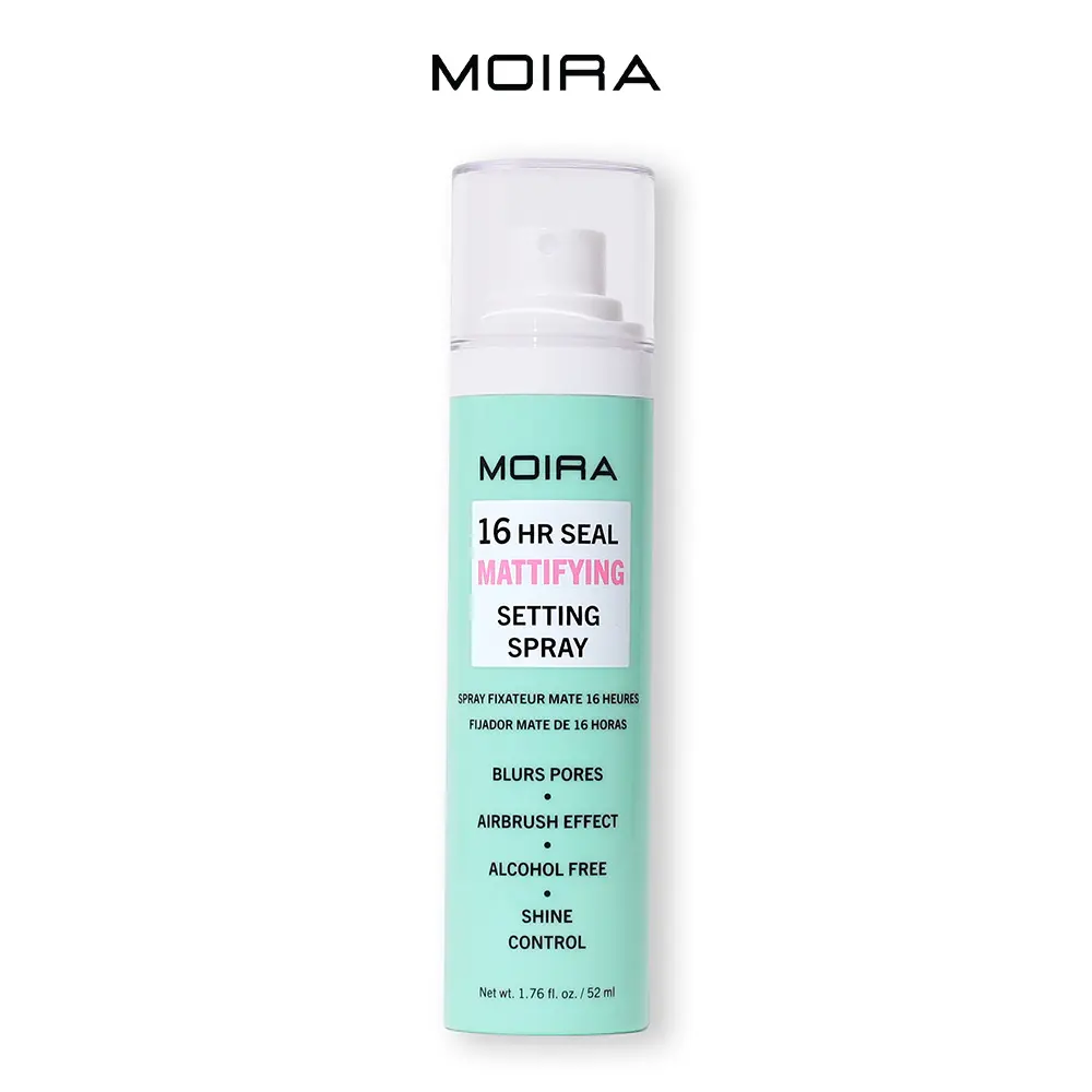 MOIRA | 16HR Seal Mattifying Setting Spray | Ultra-Matte Long-Lasting Makeup Lock Spray