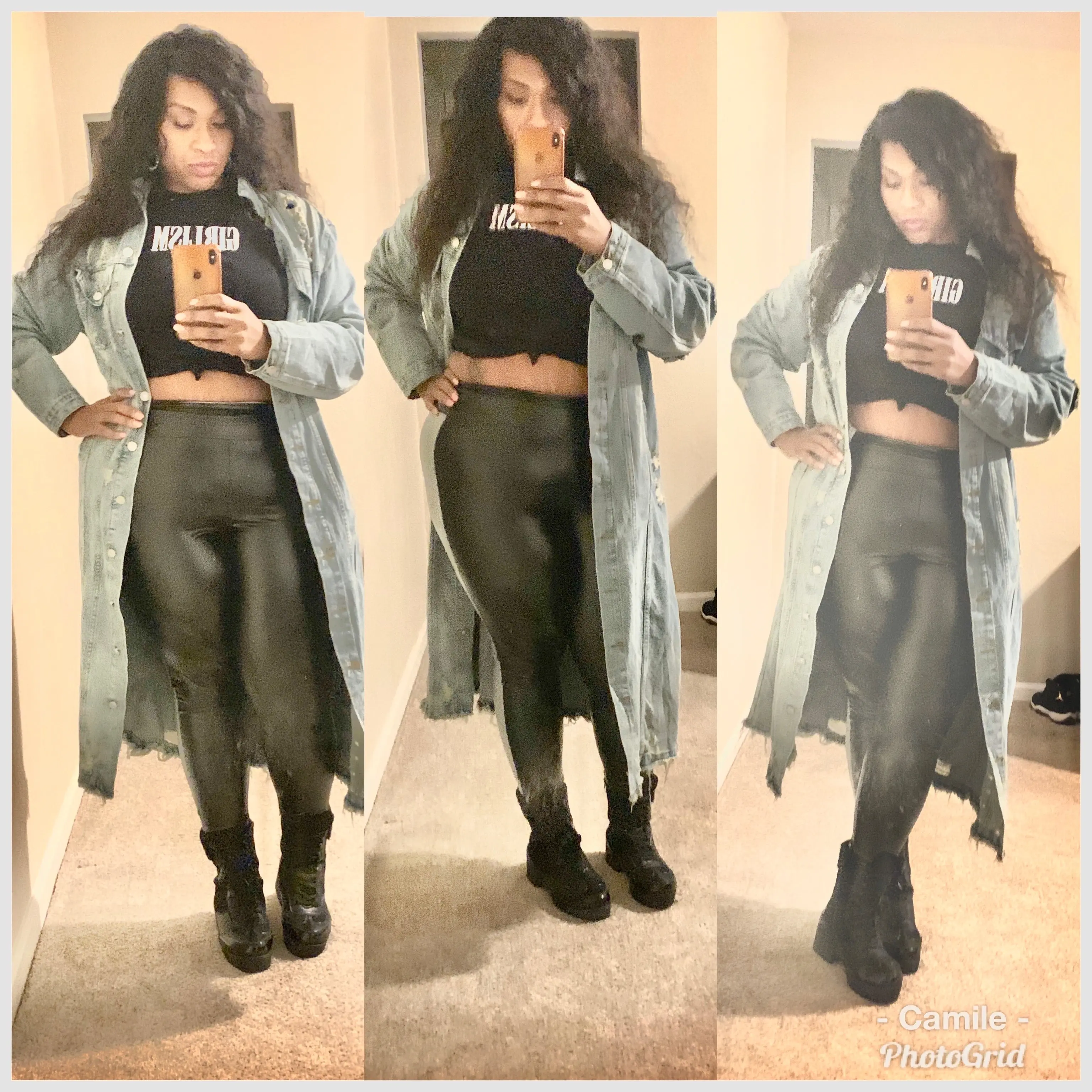 Denim Trench