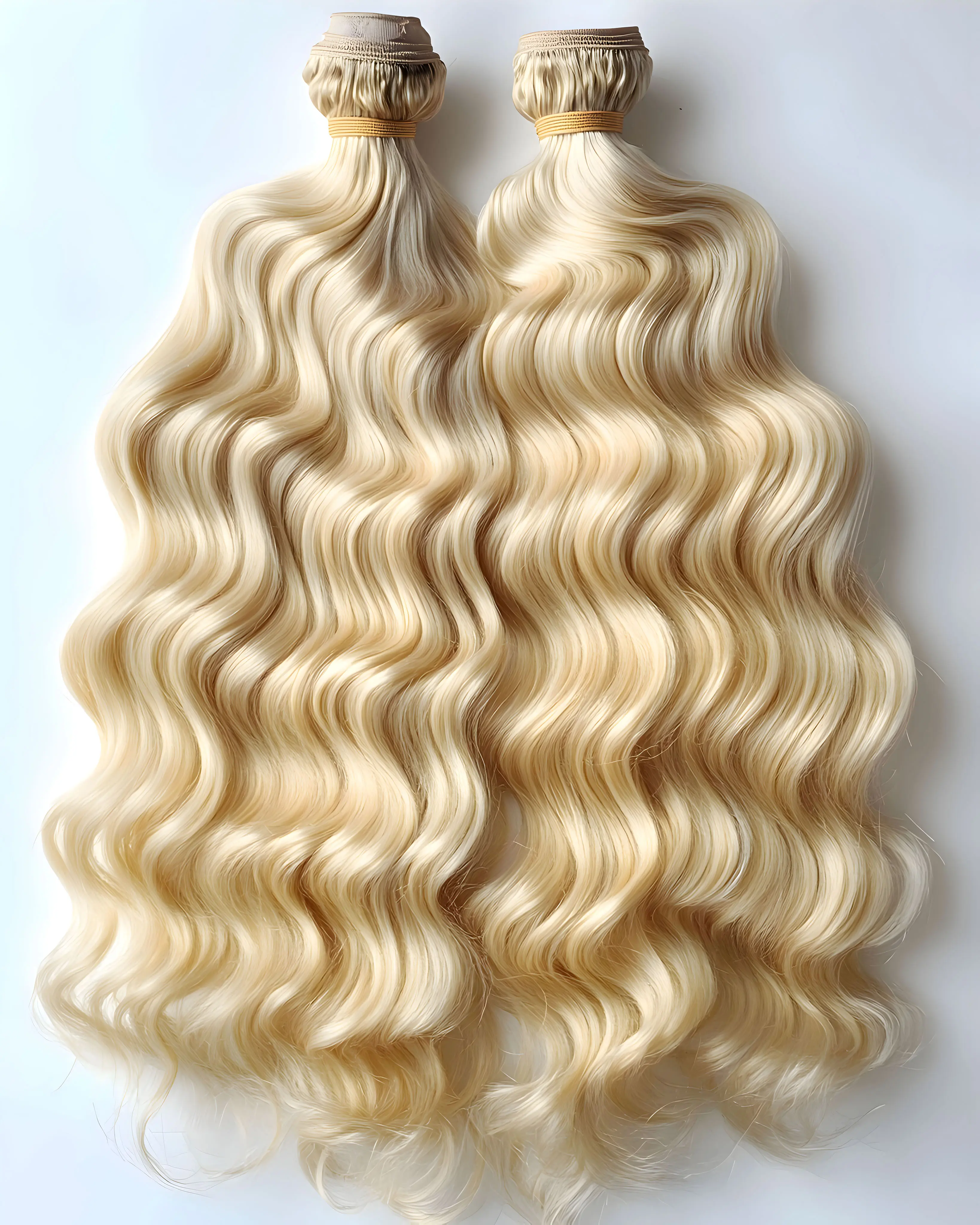 Soft Blonde Curly Hair Extensions | Luxury Defined Curls | 100% Human Hair
