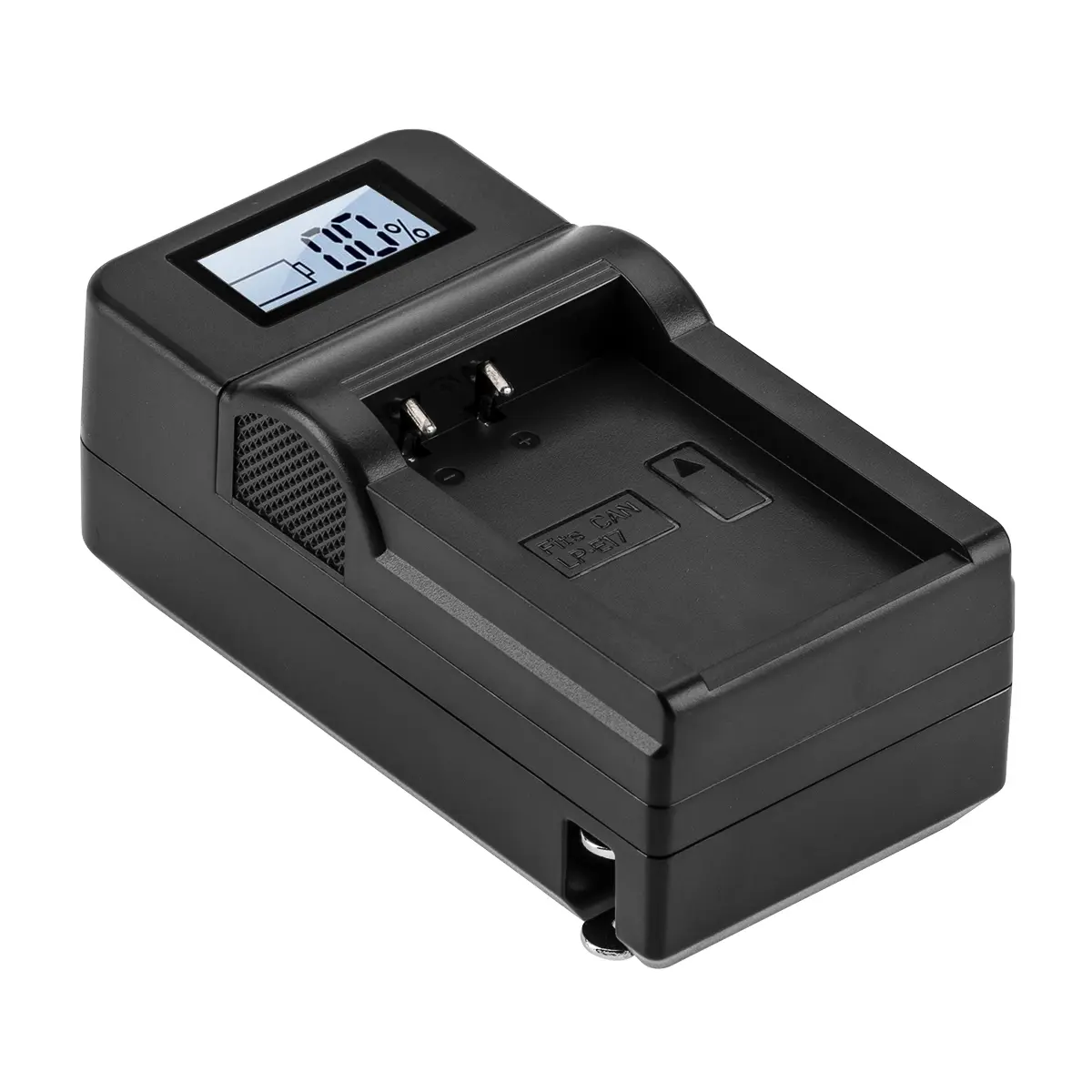 Green Extreme Foldable Compact Smart Camera Charger with LCD Screen, Fast Charging Camera Accessories for Canon LP-E17, Plug