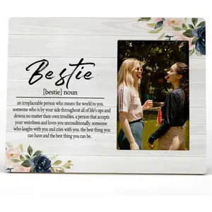 Bestie Definition Picture Photo Frame Bestie Bff BestFriend Picture Frames,   Friendship Gifts For Men Women  Birthday Christmas Girls (4x6 Inch Photo)