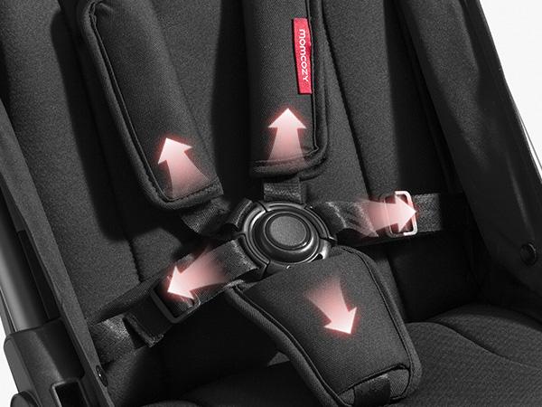 Momcozy ClickGo Lightweight Stroller, Compact Travel Stroller for Airplane with One-Click Fold, Baby Stroller and Toddler Stroller with Large Canopy for Kids from 6 Months to 50 Lbs