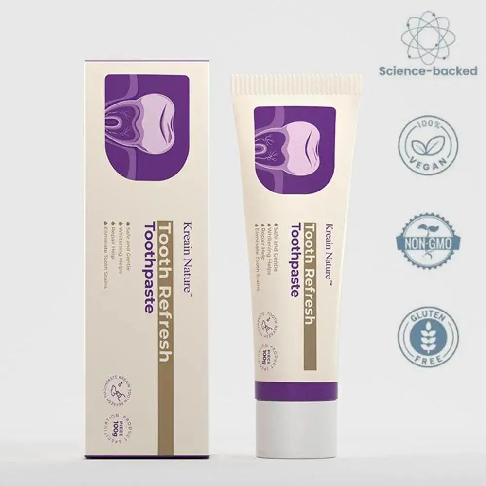 Kreain Nature 2 Tooth Refresh Toothpaste for Fresh Breath Prevent Tooth ...