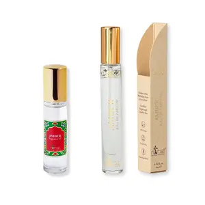 Nemat Amber Bundle — Perfume Oil & Travel-Size Eau de Parfum ($42 value) — Unisex Fragrance Cologne