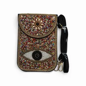 Mystic Eye Beaded Crossbody
