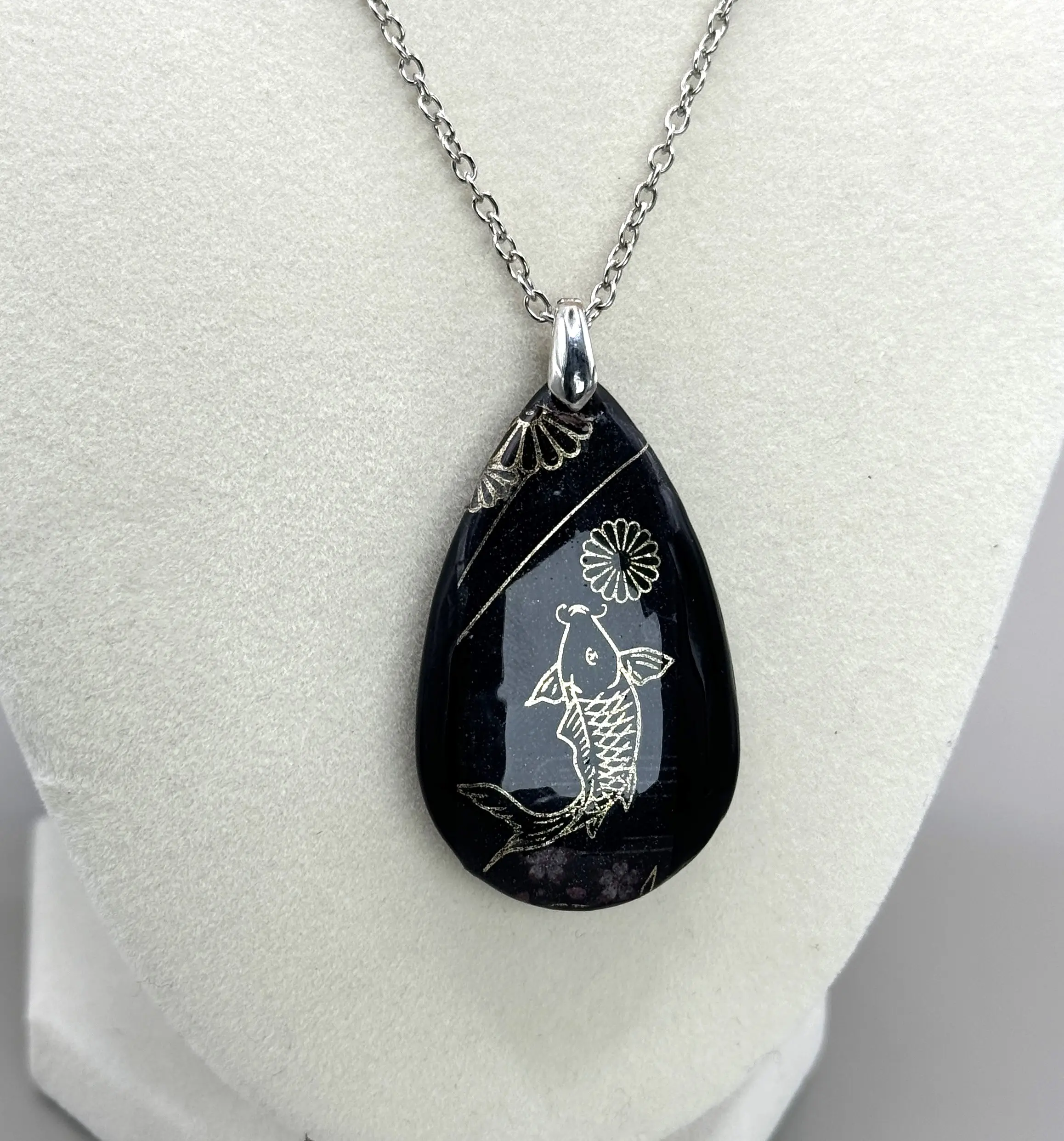 Handmade Koi Fish Necklace