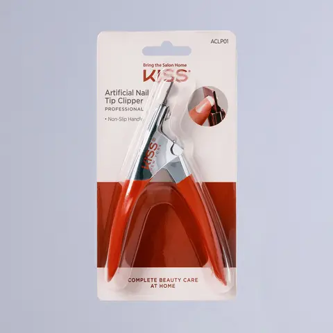 Kiss Artificial Nail Tip Clipper | For Acrylic Tips, Salon Tips, Press-On Fake Nails