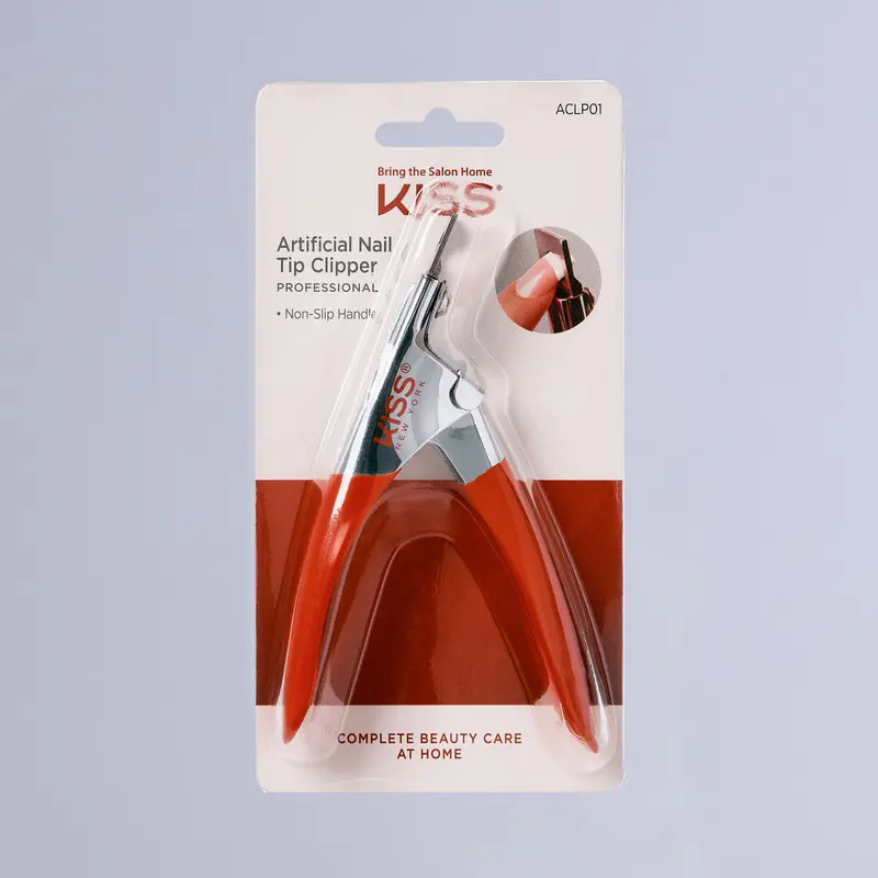 Kiss Artificial Nail Tip Clipper | For Acrylic Tips, Salon Tips, Press-On Fake Nails