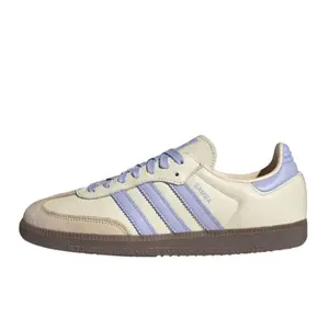Adidas Samba OG Cream White Violet Women’s Perfect Trendy Lilac Sneaker Fashion Footwear Walking Shoe Girl