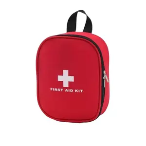 Nylon First Aid Kit Empty, Travel Size First Aid Kit Pouch Bag, Compact, Ideal for Emergencies at Home, Office, Car, Outdoor Activities