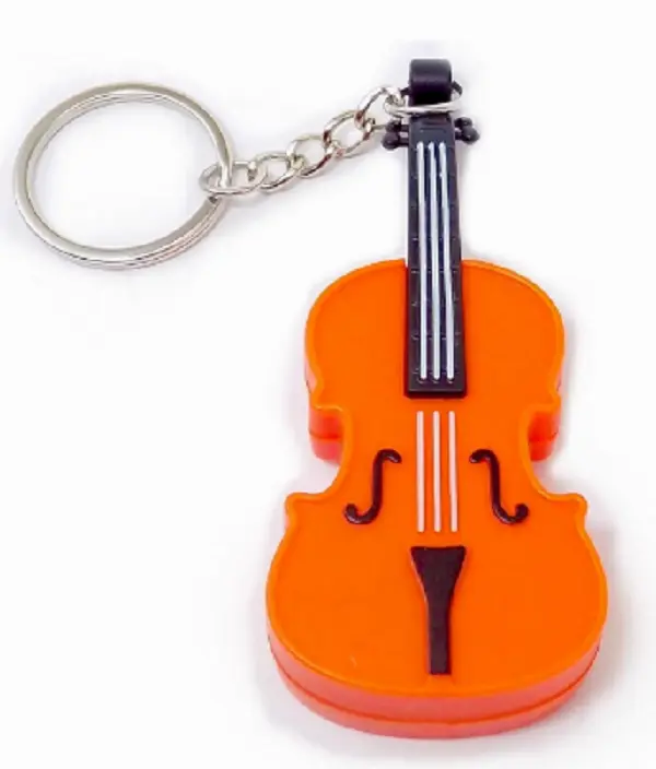 Miniature Playable Violin Keychain with Music - Express Your Sympathy in a Fun Way - Unique Gift