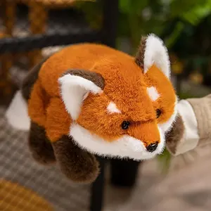 A Tiny Plush Toy Resembling a Red Fox, Ideal As a Decorative Piece Or Gift for Friends During Christmas And Halloween