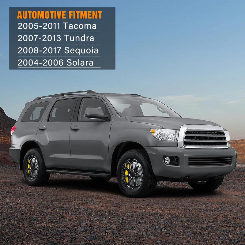 Nilight Smoke Fog Light Assembly For Toyota Tacoma 2005-2011 & Tundra 2007-2013 – With H10 Bulbs