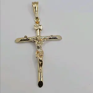 CHRIST ON THE CROSS big pendant only Gold-plated CHRIST ON THE CROSS big pendant only Gold-plated