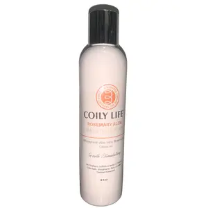 Coily Life Rosemary Aloe Growth Stimulating Shampoo Aloe Vera Moisture Organic Haircare