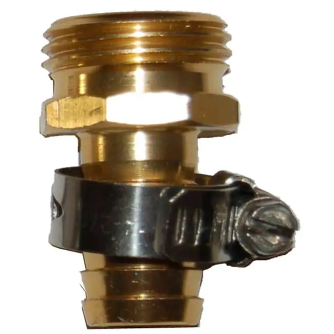 Rugg 7690274 0.75 in. Brass Threaded Male Hose Coupling - Pack of 30
