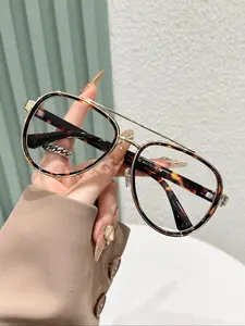 Fashionable Eyeglasses, Trendy Casual Eyeglasses for Women & Men, Fashion Eyeglasses for Work, Daily Clothing Decor, Perfect for Student Daily Use, Trendy Casual Frames