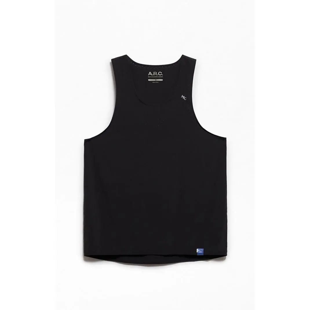 A.R.C. Men's Black Active Standard Performance Tank Top