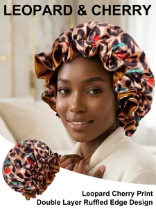 Women's Satin Sleep Hat Hair Protector, Sleeping Bonnet, Soft Comfortable Design, Night Use, Fashion Headwear, Casual Home Wear, Daily Use